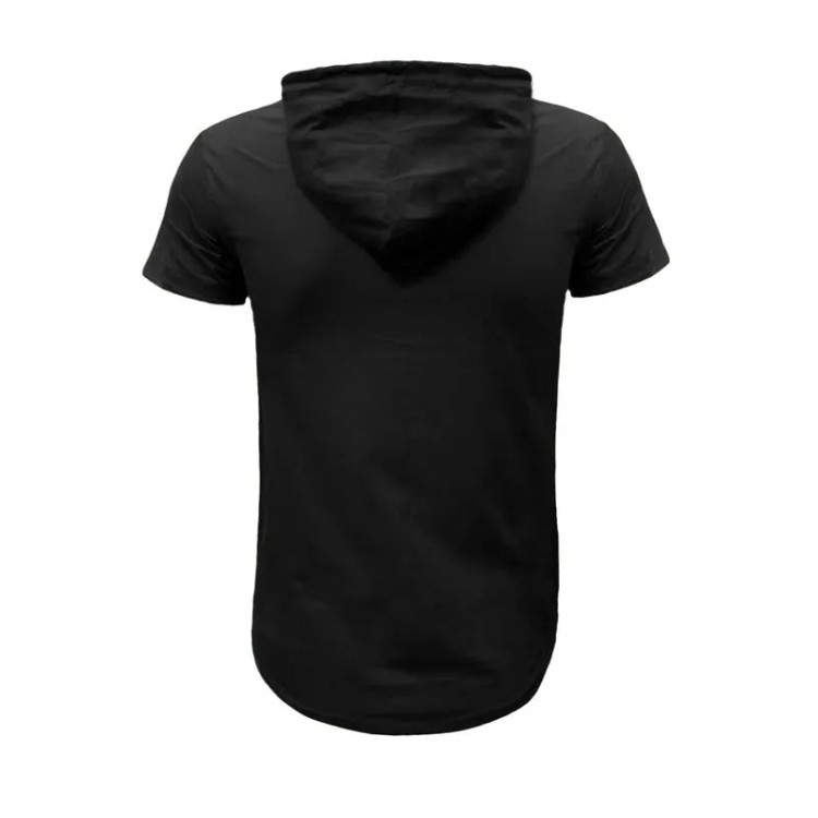 تی شرت کلاه دار آستین کوتاه مردانه مدل jo جنس پنبه و نخ نخی اعلا
