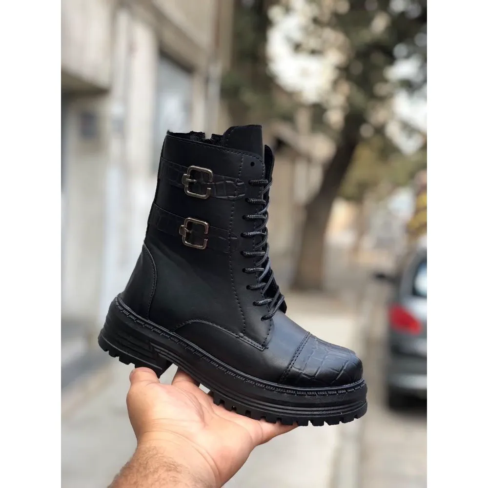 کفش بوت دخترانه پسرانه اسپرت مشکی زنانه زمستانی پاییزه بهاره