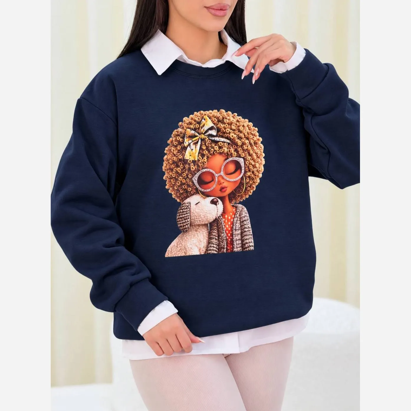 دورس عروسکی ترند داخل کرکی فری سایز مزونی
